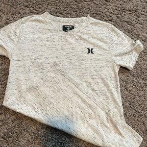 Boys gray/white Hurley shirt size M
